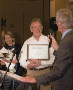 Brian Triglone at choir farewell